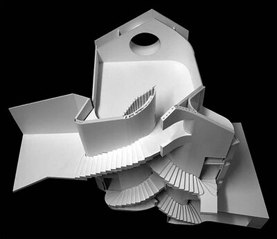 Kosmos Raumknoten Umbau Hospiz Gotthardpass Treppenanlage Bild GP