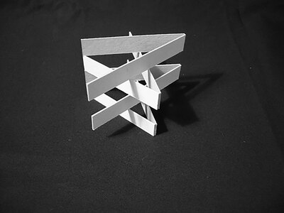 Kosmos Raumknoten Buerogebaeude Inova Herrliberg Strukturmodell Bild Graber Pulver