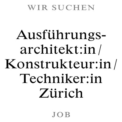 Verstärkung im Ausführungsteam eines öffentlichen Grossprojekts